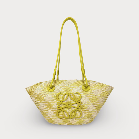 Loewe Handbags - Loewe Anagram Palm Leaf Small Basket Bag